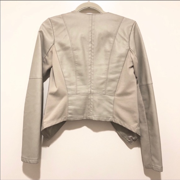 Dynamite | Jackets & Coats | Dynamite Open Front Vegan Leather Jacket Xs | Poshmark